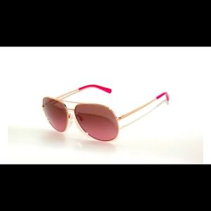 Pink Michael Kors Aviator Sunglasses